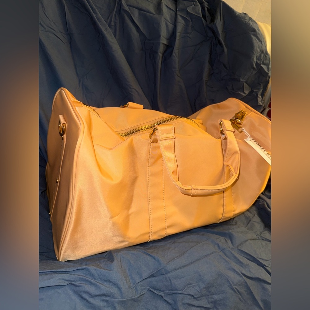 Stoney Clover Lane Classic Nylon Duffel Bag Pumpkin Spice NWT - Picture 3 of 8